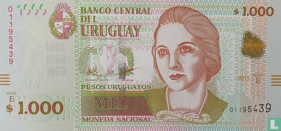 Uruguay 1000 Pesos - Afbeelding 1