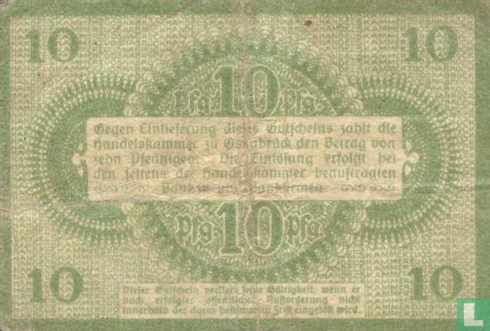Osnabrück, Handelskammer - 10 pfennig 1917 - Image 2