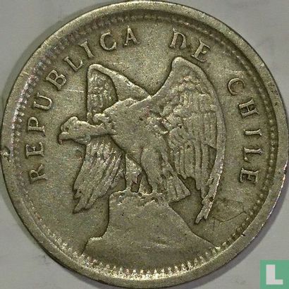 Chile 10 centavos 1922 - Image 2