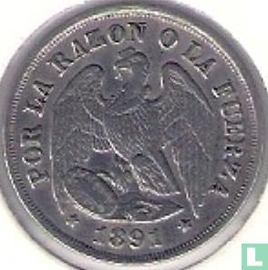 Chile 1 décimo 1891 - Image 1