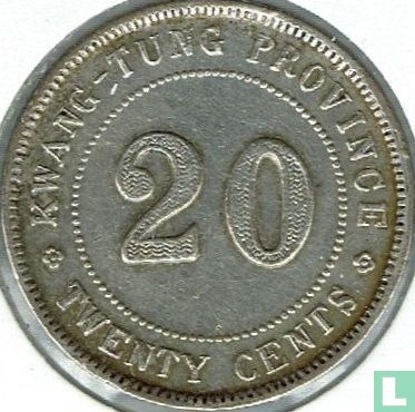 Kwangtung 20 cents 1922 (year 11) - Image 2