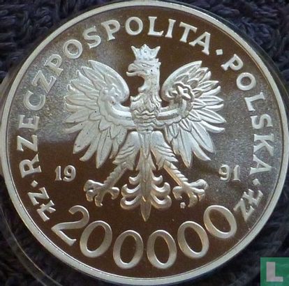Pologne 200000 zlotych 1991 (BE) "200th anniversary Constitution of May 3" - Image 1