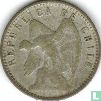 Chili 5 centavos 1910 - Image 2