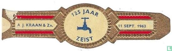 125 jaar Zeist - A. J. Kraan & Zn. - 11 Sept. 1963 - Afbeelding 1