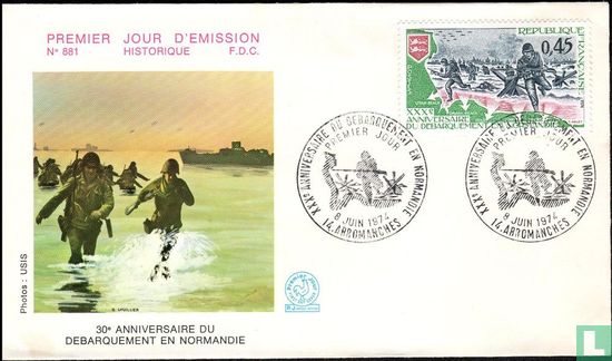 Landing in Normandy