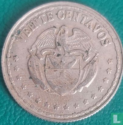 Colombia 20 centavos 1965 (type 1) - Image 2