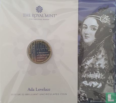Verenigd Koninkrijk 2 pounds 2023 (folder) "Ada Lovelace" - Afbeelding 1