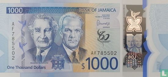 Jamaika 1000 Dollar - Bild 1