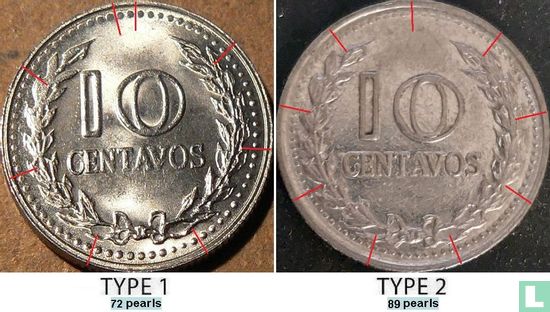 Colombia 10 centavos 1975 (type 1) - Image 3