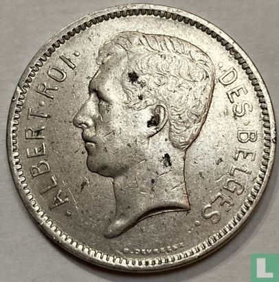 Belgien 5 Franc 1932 (FRA - Position B) - Bild 2