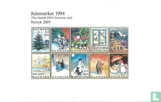 Jul stamps 'Reprint' (2019) - Denmark - Jul stamps - LastDodo