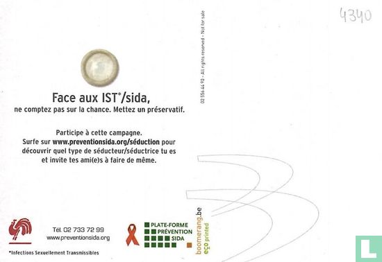4340 - Plate-forme prévention sida "Face aux IST/sida ..." - Afbeelding 2