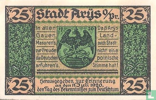 Arijs, Stadt - 25 Pfennig 1920 - Image 1