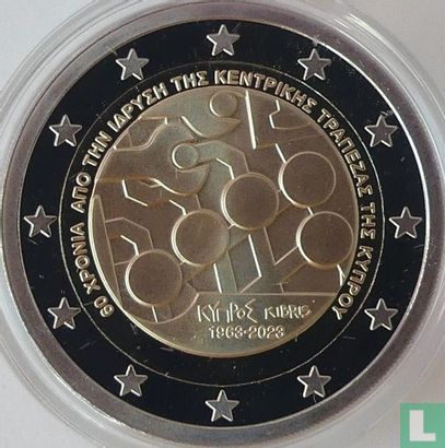 Cyprus 2 euro 2023 (PROOF) "60th anniversary Foundation of the Central Bank of Cyprus" - Image 1