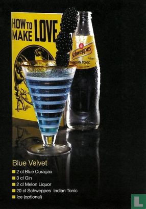 4127 - Schweppes "Blue Velvet" - Afbeelding 1