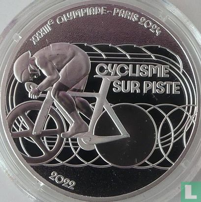 Frankreich 10 Euro 2022 (PP) "2024 Summer Olympics in Paris - Track cycling" - Bild 1