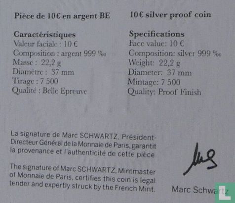 France 10 euro 2022 (PROOF) "2024 Summer Olympics in Paris - Track cycling" - Image 3
