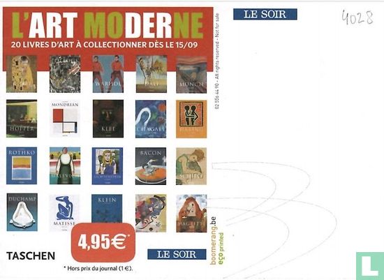 4028 - Le Soir. L'art moderne - Taschen "Klimt" - Image 2