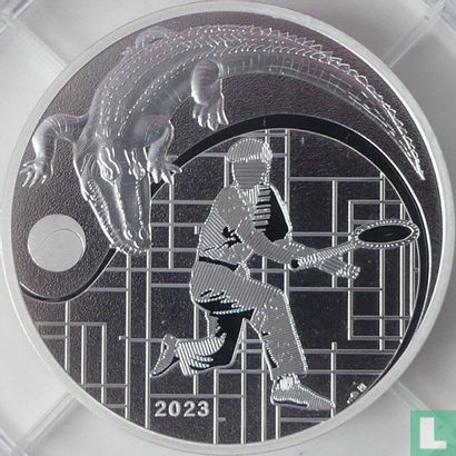 France 50 euro 2023 (PROOF - silver) "90 years of Lacoste" - Image 1