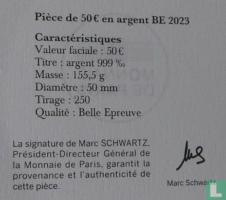 Frankrijk 50 euro 2023 (PROOF - zilver) "Centenary of the 24 Hours of Le Mans" - Afbeelding 3