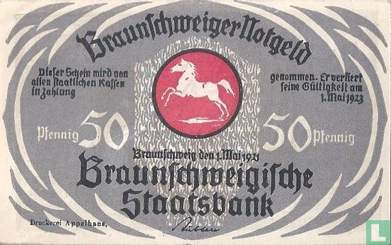 Braunschweig 50 Pfennig 1921  - Afbeelding 2
