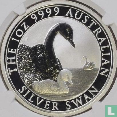 Australië 1 dollar 2019 "Australian silver swan" - Afbeelding 2