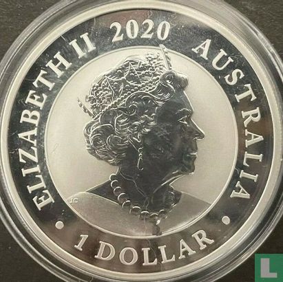 Australien 1 Dollar 2020 (ungefärbte) "Australian silver swan" - Bild 1