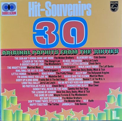 Hit-Souvenirs 30 Original pophits from the sixties - Afbeelding 1