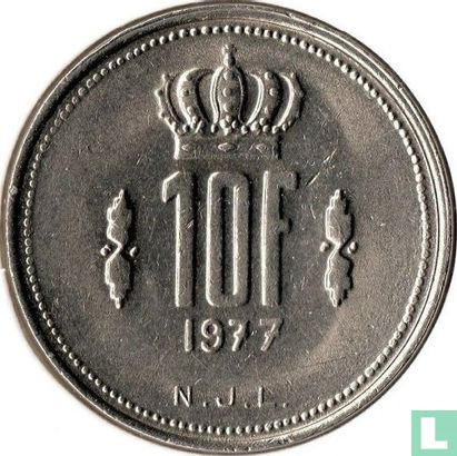 Luxembourg 10 francs 1977 - Image 1