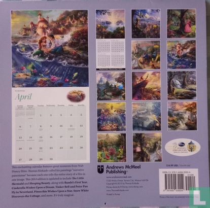 The Disney Dream Collection - Thomas Kinkade 2014 Calendar - Bild 2