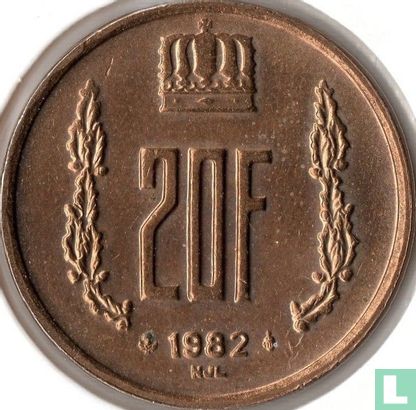 Luxemburg 20 Franc 1982 - Bild 1