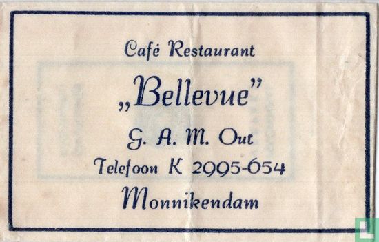 Café Restaurant "Bellevue" - Bild 1