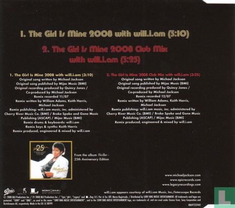 The Girl Is Mine 2008 - Afbeelding 2