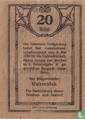 Heiligenberg 20 heller - Image 2
