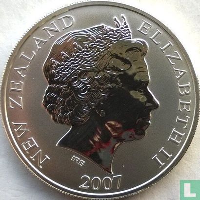 New Zealand 1 dollar 2007 "Great spotted kiwi" - Image 1