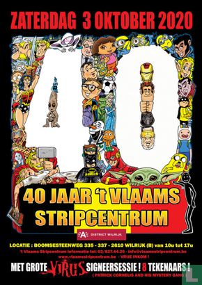 Vlaams Stripcentrum 40 jaar 2020