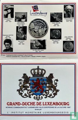 Luxemburg 500 Franc 1995 (PP - Folder) "Luxembourg - European city of culture" - Bild 2