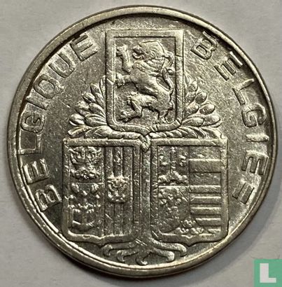 Belgium 5 francs 1938 (FRA/NLD - edge with inscription and crowns - position B) - Image 2