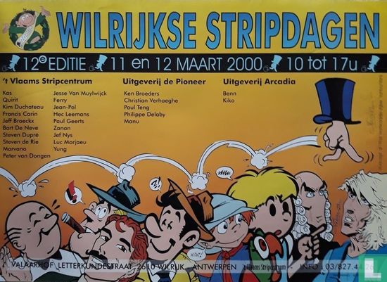 12de Editie Wilrijkse Stripdagen 2000 (kleur) - Image 1