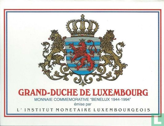 Luxembourg 250 francs 1994 (PROOF - folder) "50 years of the Benelux" - Image 2