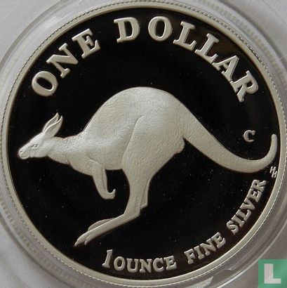 Australia 1 dollar 1998 (PROOF) "Kangaroo" - Image 2