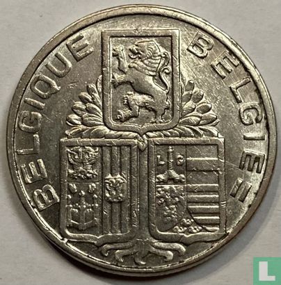 Belgium 5 francs 1938 (FRA/NLD - edge with inscription and crowns - position A) - Image 2