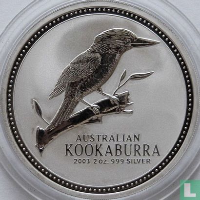 Australie 2 dollars 2003 (sans marque privy) "Kookaburra" - Image 1