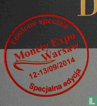 San Marino 2 euro 2014 (folder - monety expo Warsaw) "500th anniversary Death of Bramante Lazzari delle Penne" - Afbeelding 4
