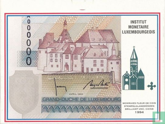 Luxemburg jaarset 1994 - Afbeelding 1