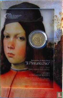 San Marino 2 euro 2013 (folder - monety expo Warsaw) "500th anniversary Death of Pinturicchio" - Afbeelding 2