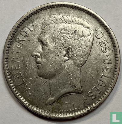 Belgium 5 francs 1933 (FRA - position B) - Image 2