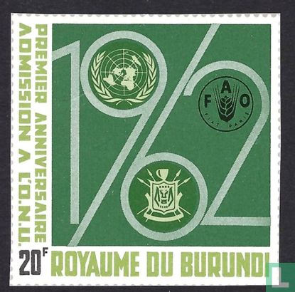 1er anniversaire d'admission à l'ONU