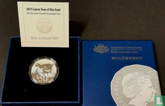 Australië 50 cents 2015 (type 2) "Year of the Goat" - Afbeelding 5