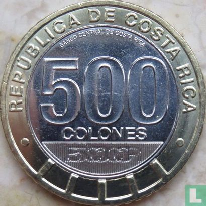 Costa Rica 500 Colon 2023 (ungefärbte) "75th anniversary Abolition of the Costa Rican army" - Bild 2